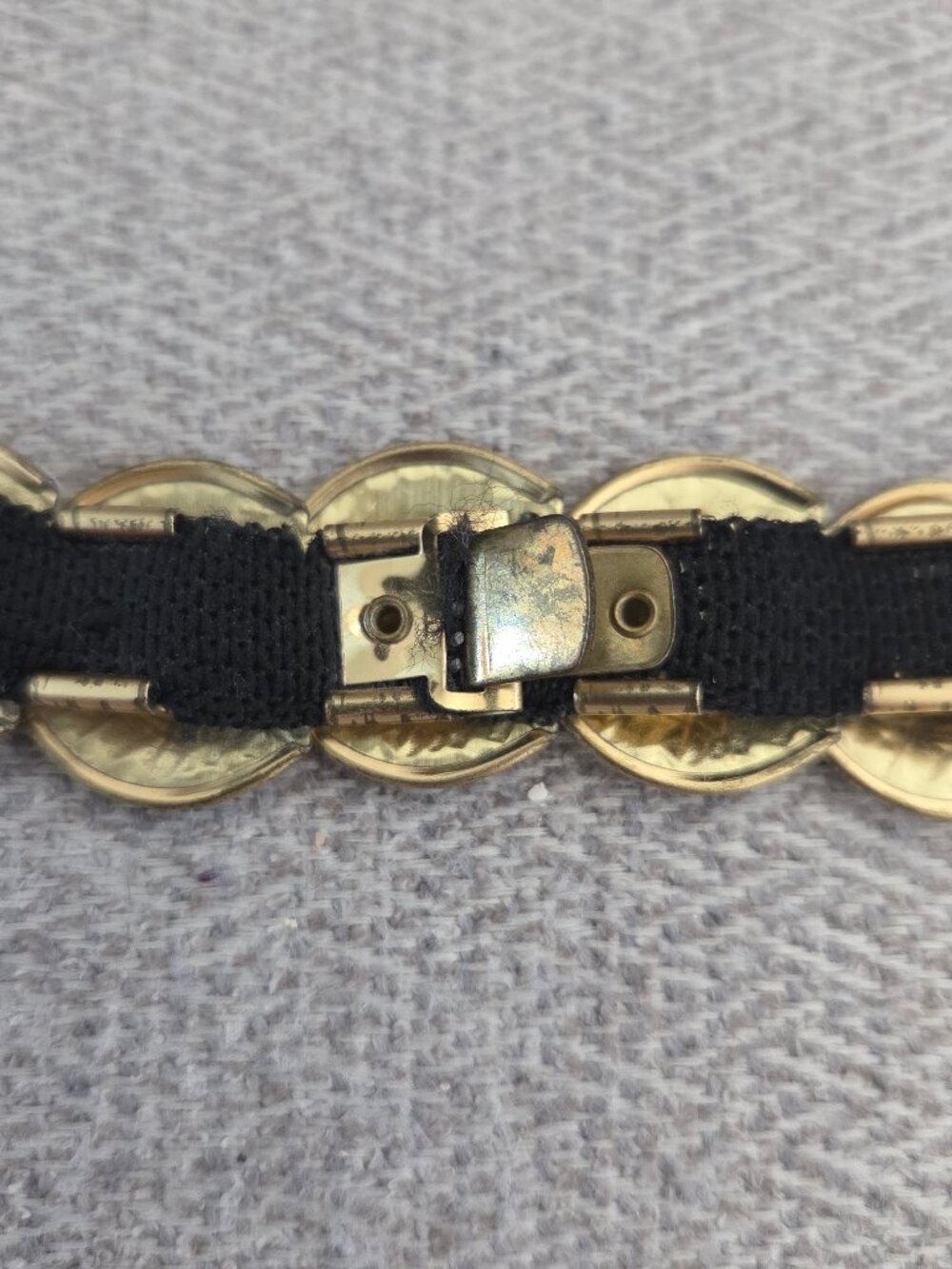Coin Belt Womens Medium Gold Shells Hip Drape Dressy Hook Renaissance Festival - Picture 4 of 5